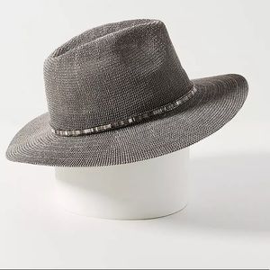 Anthropologie Gray Woven Hat